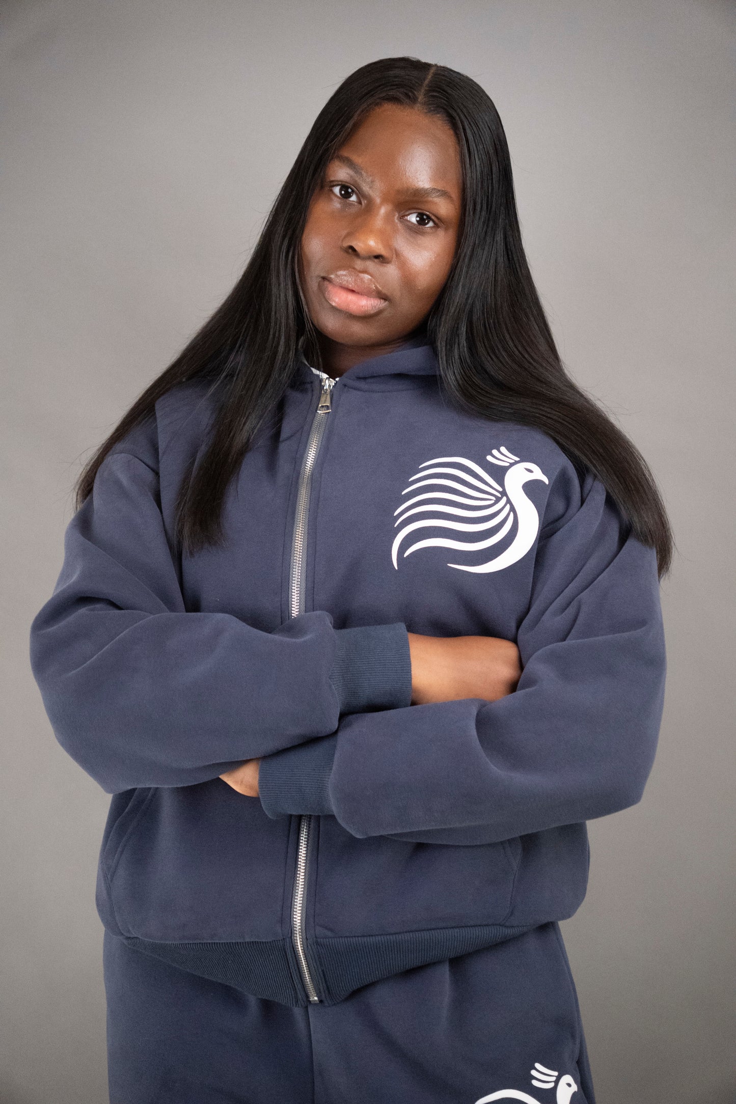 "BASE PEACOCK" HOODIE